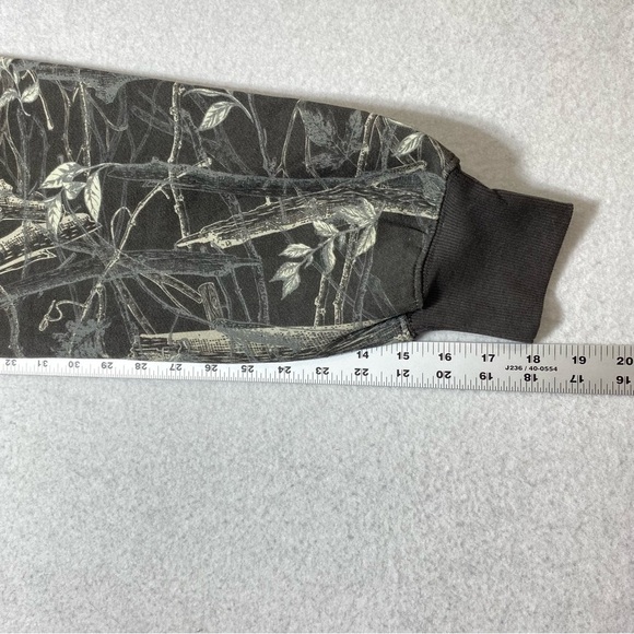 Def Leppard Hysteria 1X Leopard Cropped Oversized Off The Shoulder Sweatshirt - Picture 12 of 12